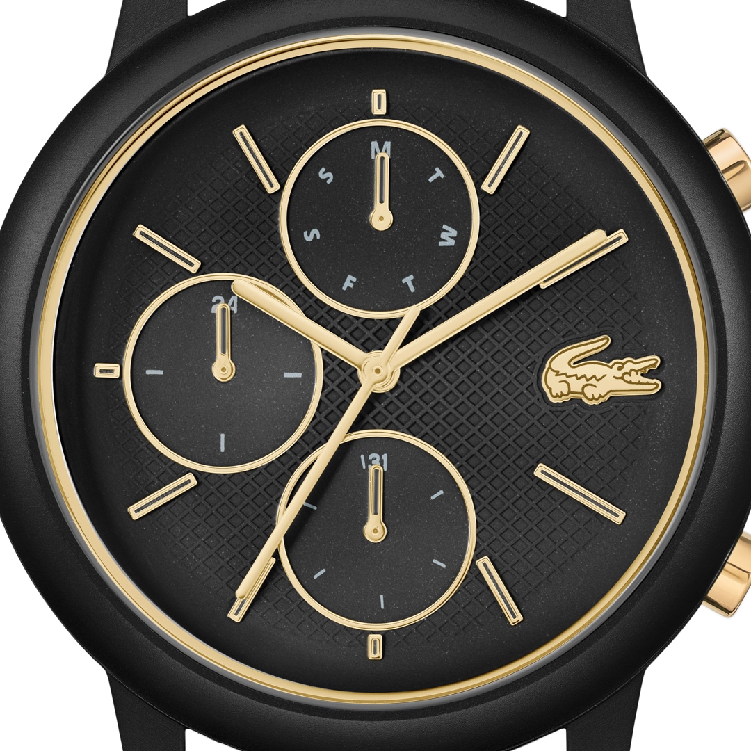 Lacoste 12.12 Move Day Date Schwarz