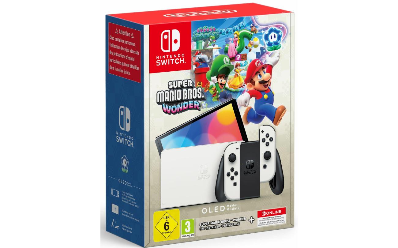 Nintendo Switch Console OLED Mario Bros Wonder