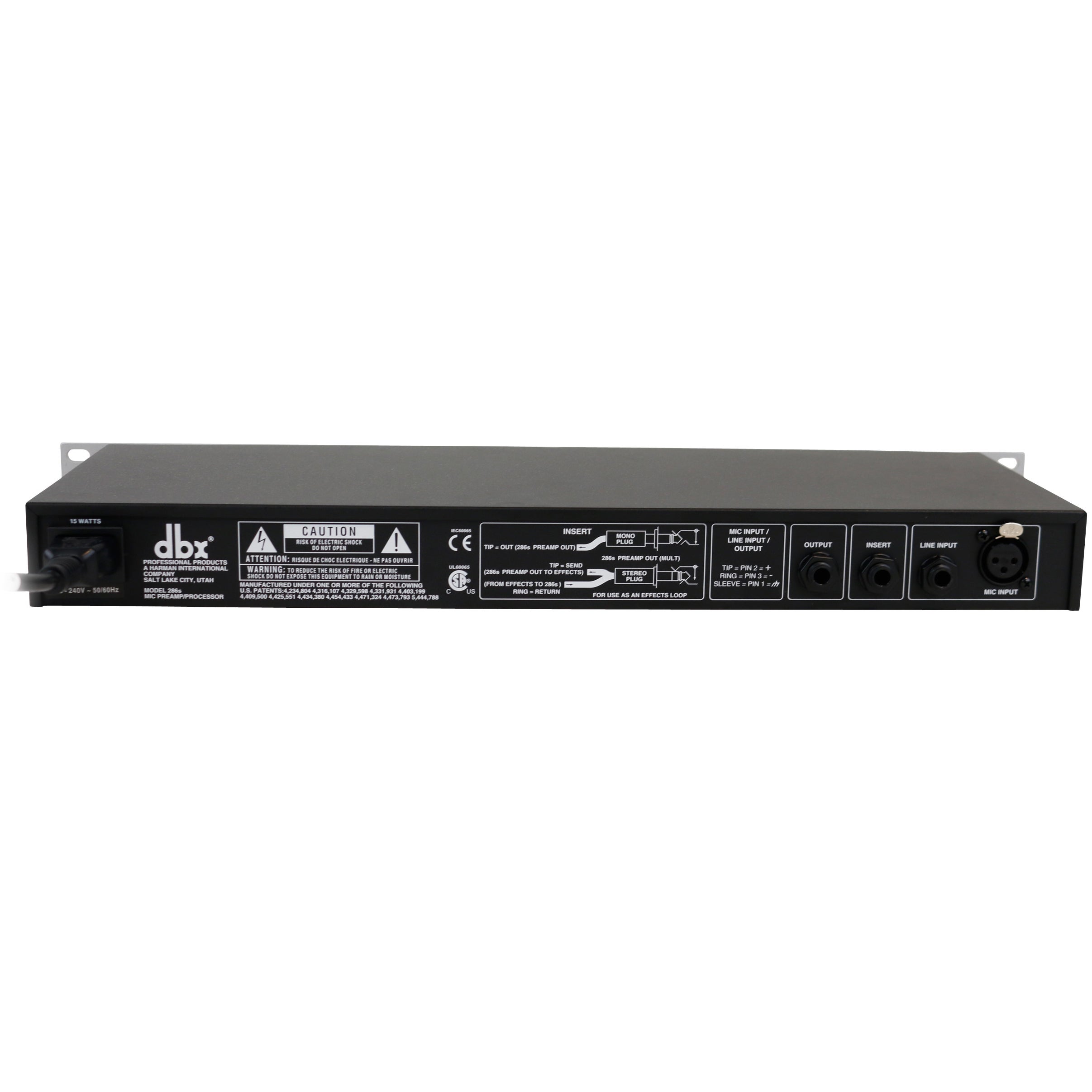 DBX 286S microfoonvoorversterker