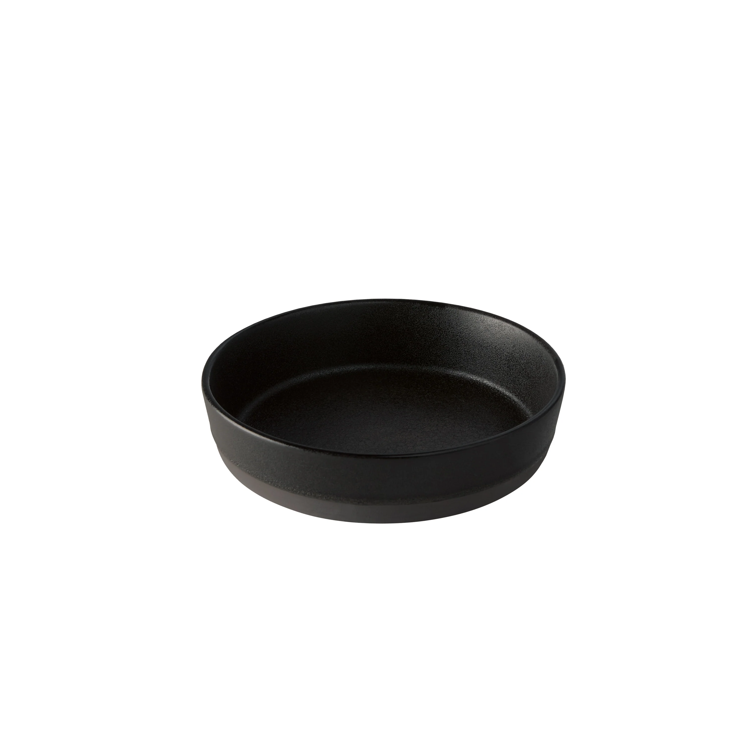 RAW  Suppetallerken, Titanium Black - Ø19,4 cm.