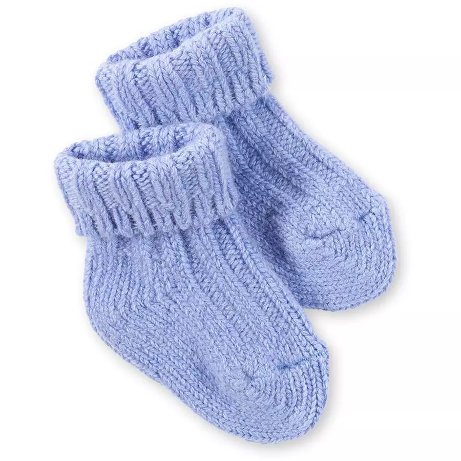 Hofbrucker Baby Socken Kaschmir Babysocken Himmelblau