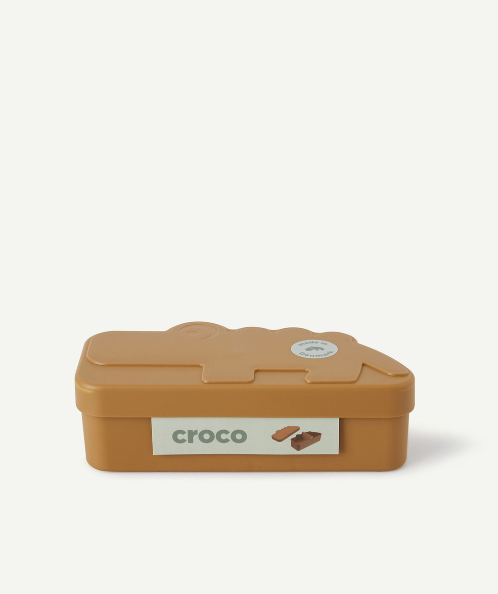 DONE BY DEERboîte à gouter croco moutarde