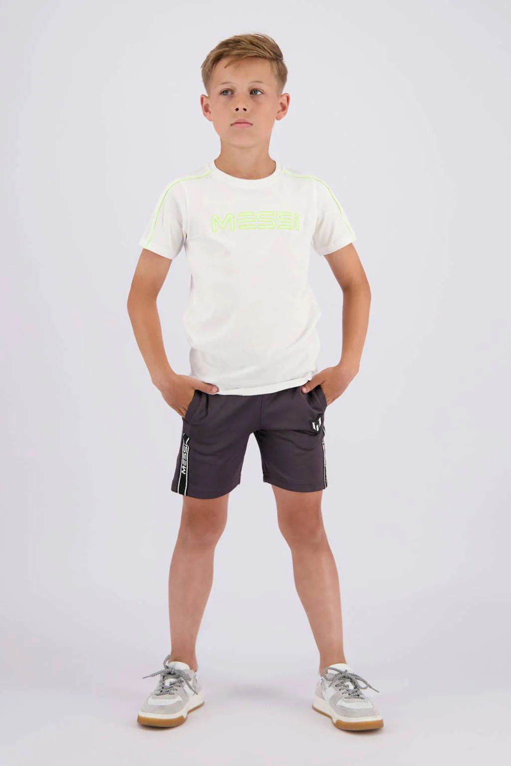 Vingino T-shirt Jaxe met logo wit