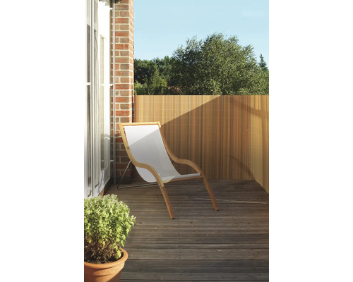 Videx Rügen PVC-inkijkmat, 300 x 90 cm, teak