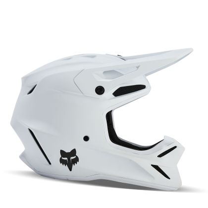 Casque cross Fox V3 - STREAK - YOUTH - Blanc