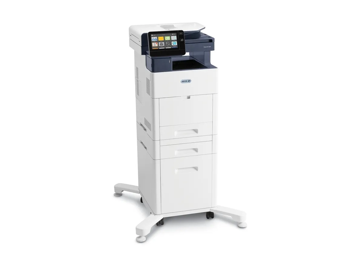 Xerox VersaLink C505/X - Multifunktionsprinter - farve - LED - 216 x 356 mm (original) - A4/Legal (medie) - op til 43 spm (kopiering) - op til 43 spm (udskriver) - 700 ark - 33.6 Kbps - Gigabit LAN, USB vært, NFC, USB 3.0 - Sold
