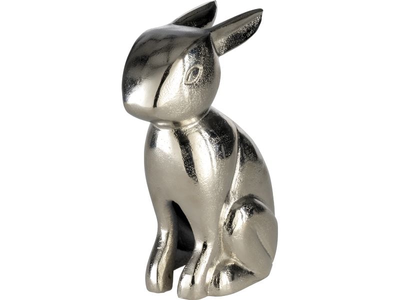 EGLO Hase Vohilava 22 cm, Silber Hasenfigur