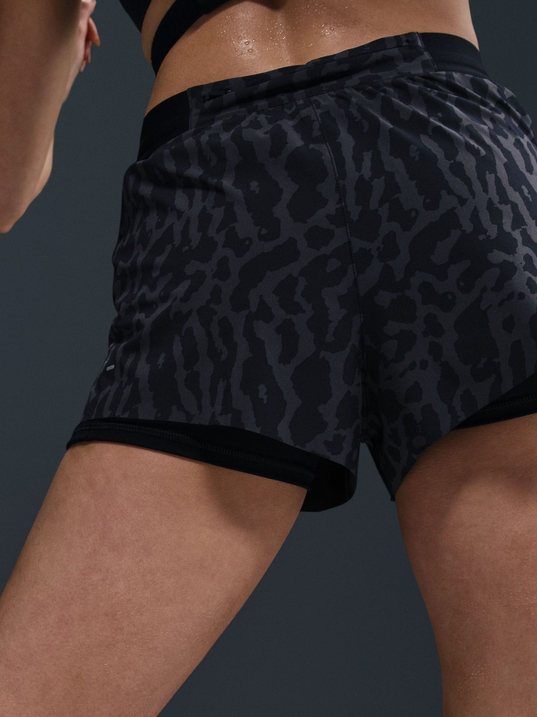 Nike Dri Fit Animal Leopard Print shorts