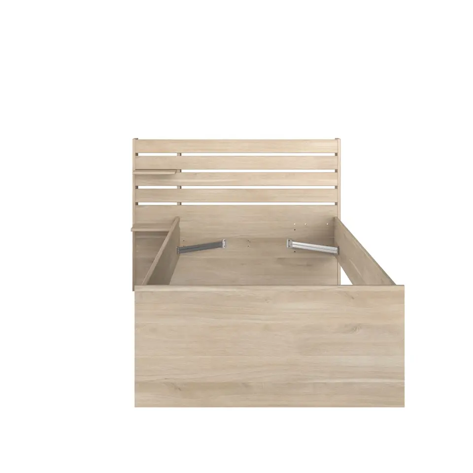 Bed Evi - eikenkleur - 90x200 cm