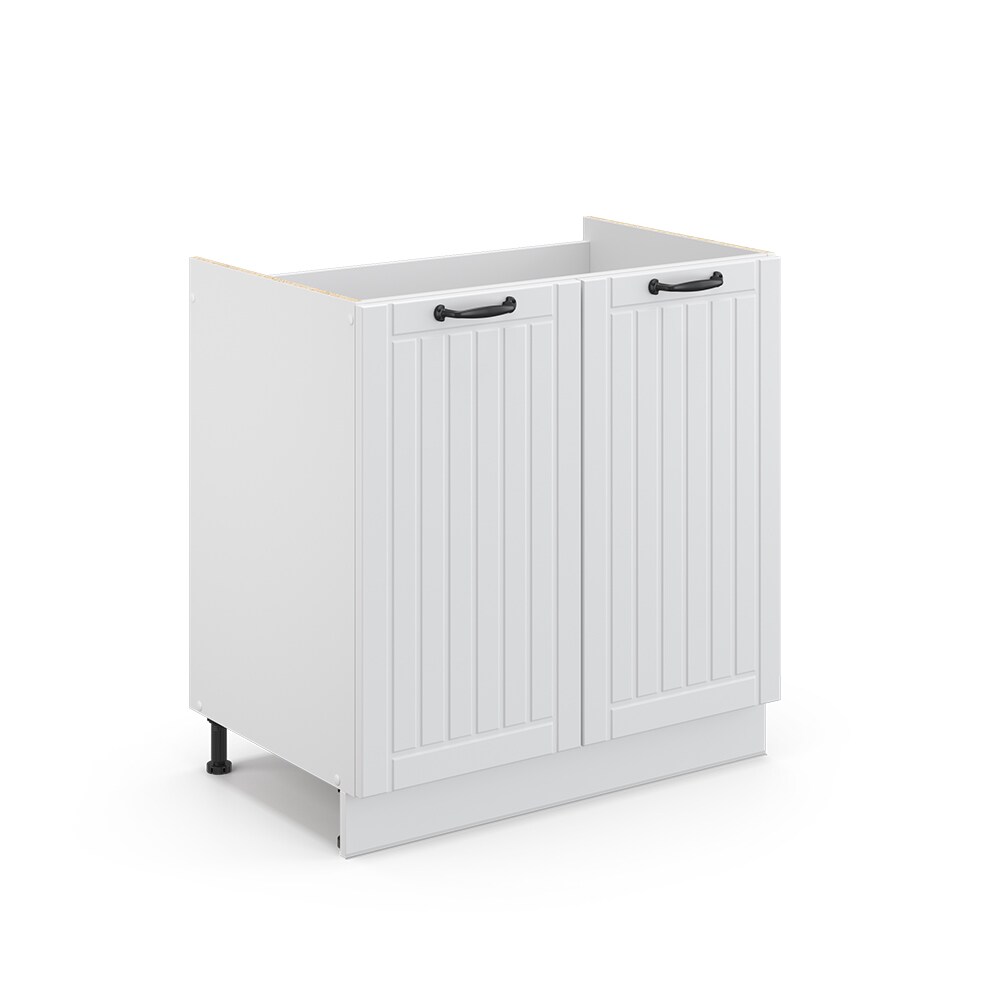 Vicco Spülenunterschrank 80 cm FAME Line Küchenschrank Küchenzeile Landhaus Weiß