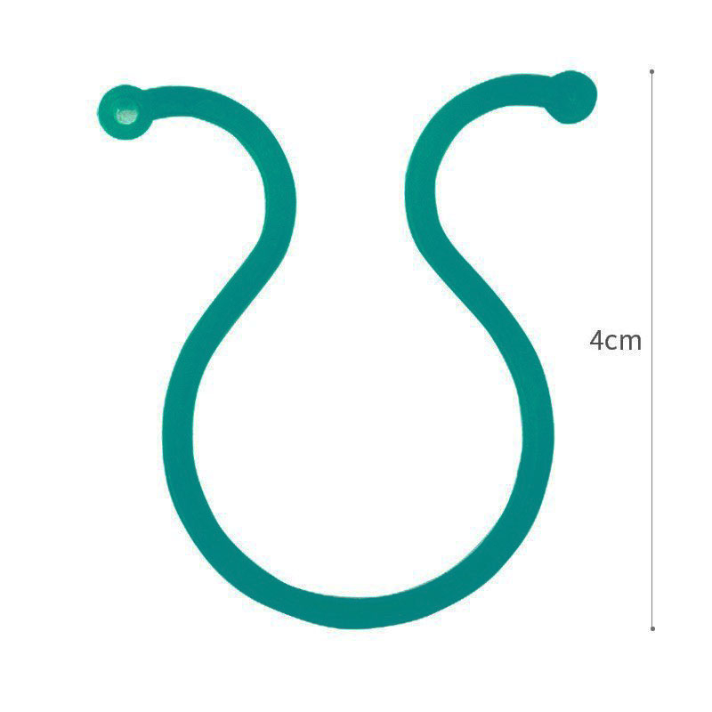 (50er Set) 30x40mm Garten Pflanzenklammern Pflanzenclips Rankhilfe - Grün