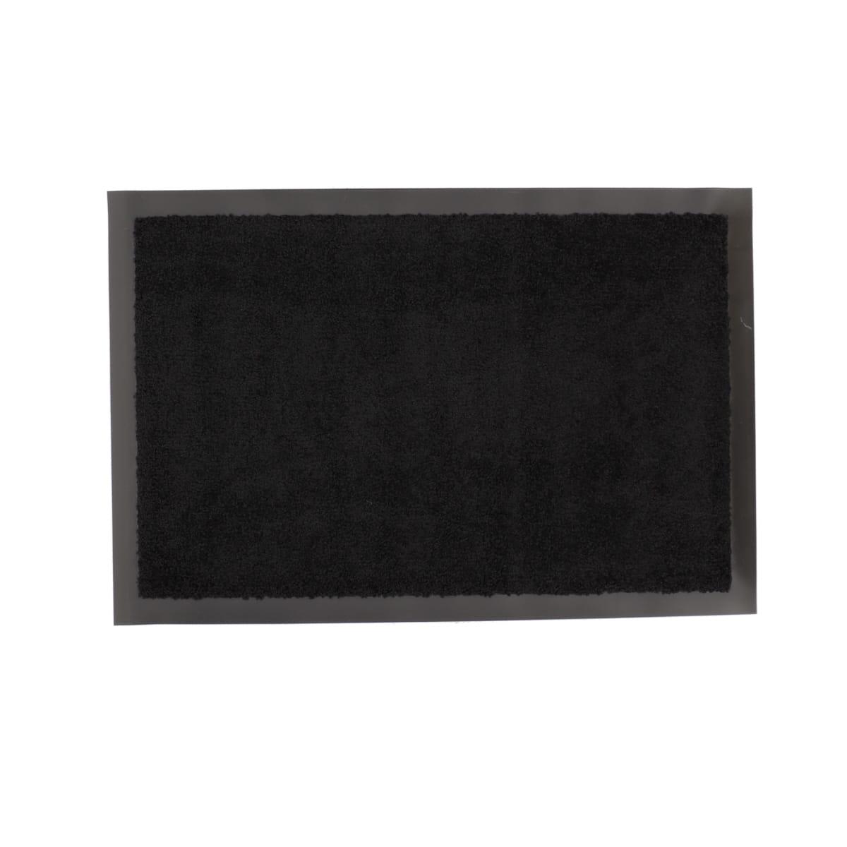 TAPIS BAPTISTE 40X60CM POLYAMIDE PVC NOIR
