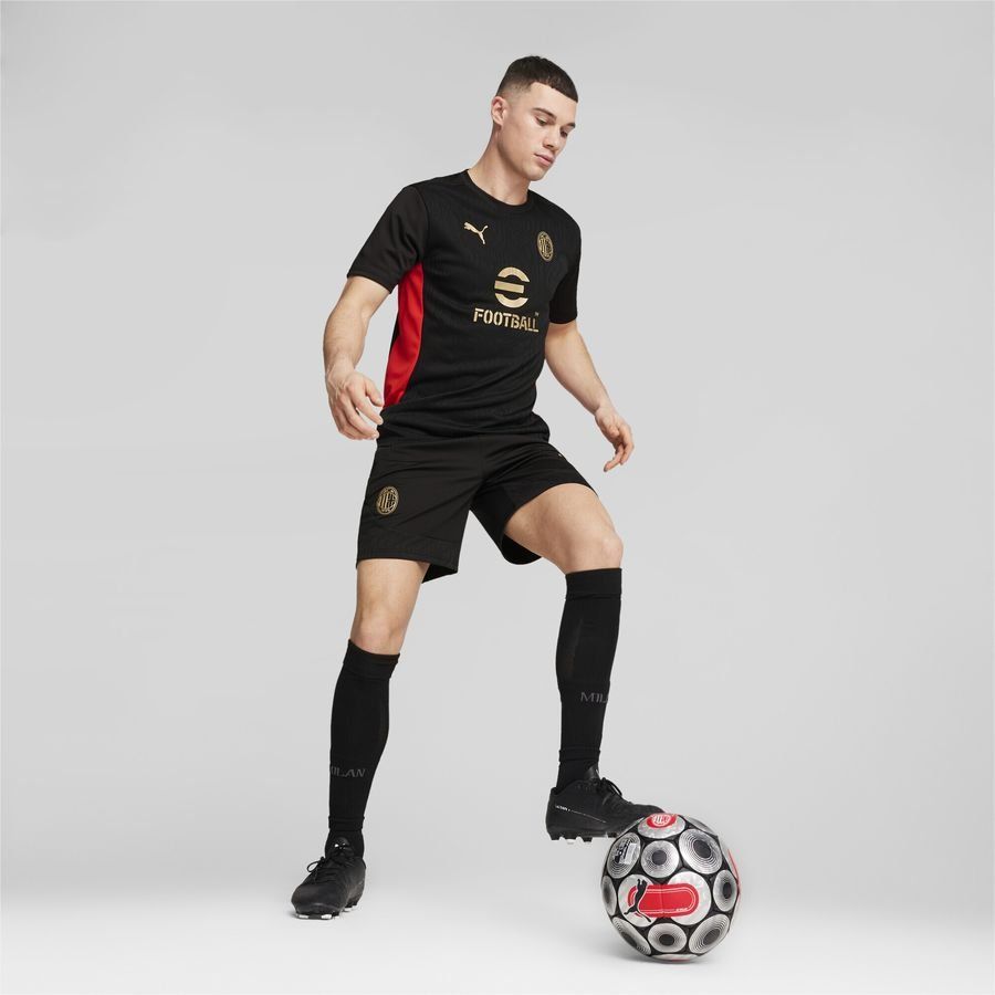 Milan AC Short d'Entraînement - Noir/For All Time Red