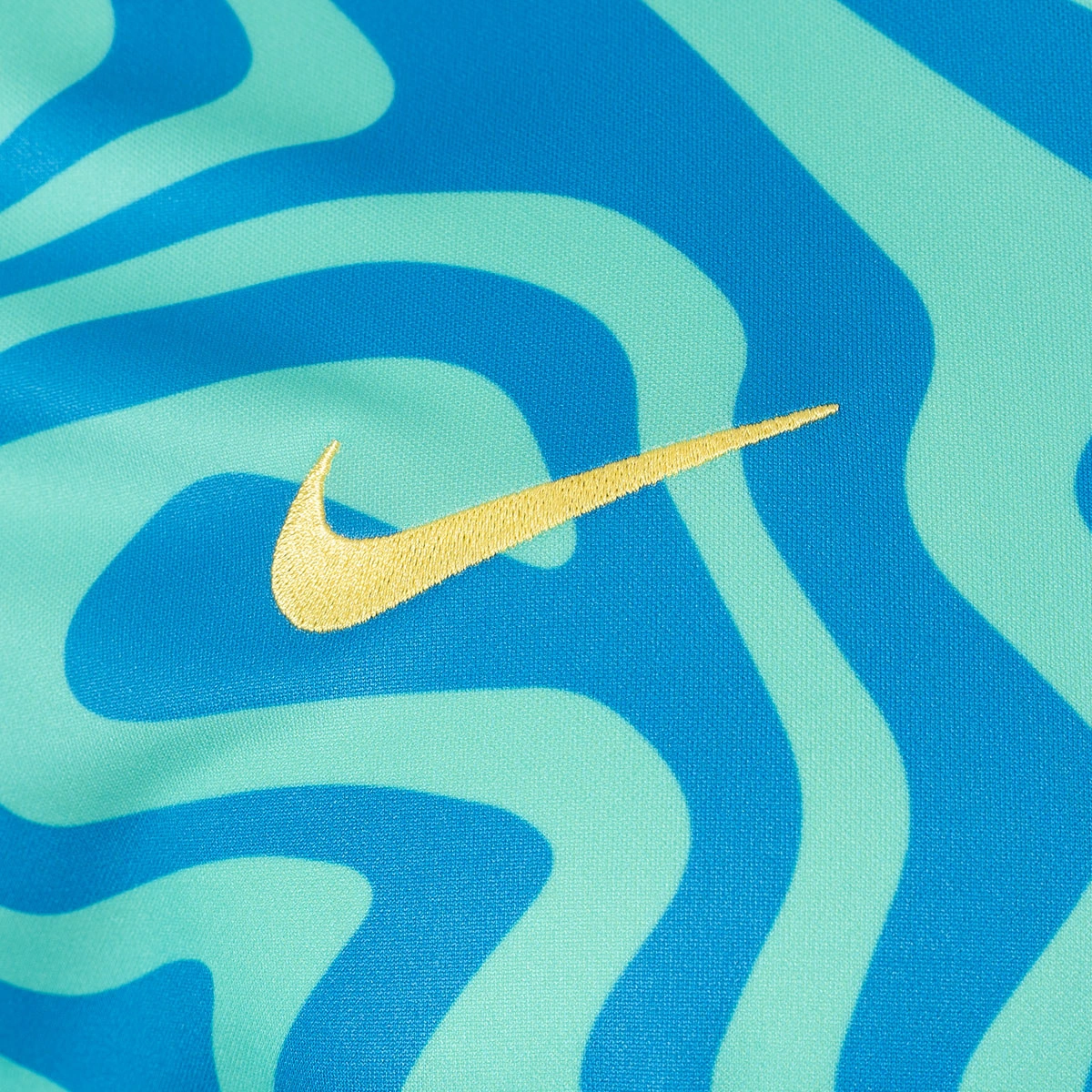 T-Shirt Nike Brasil Pre-Match Mundial 2026 Criança