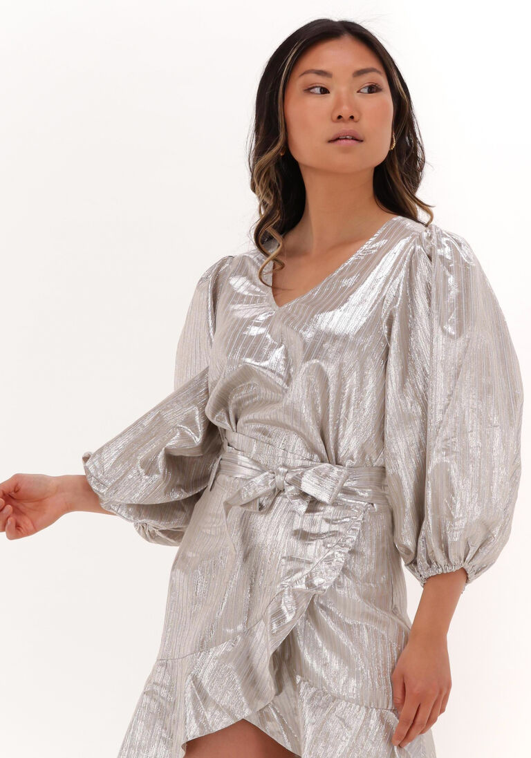 CATWALK JUNKIE zilveren catwalk junkie blouse tp elena