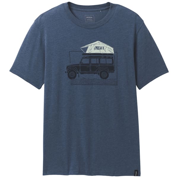 T-shirt PRANA CAMP LIFE JOURNEYMAN DENIM HEATHER