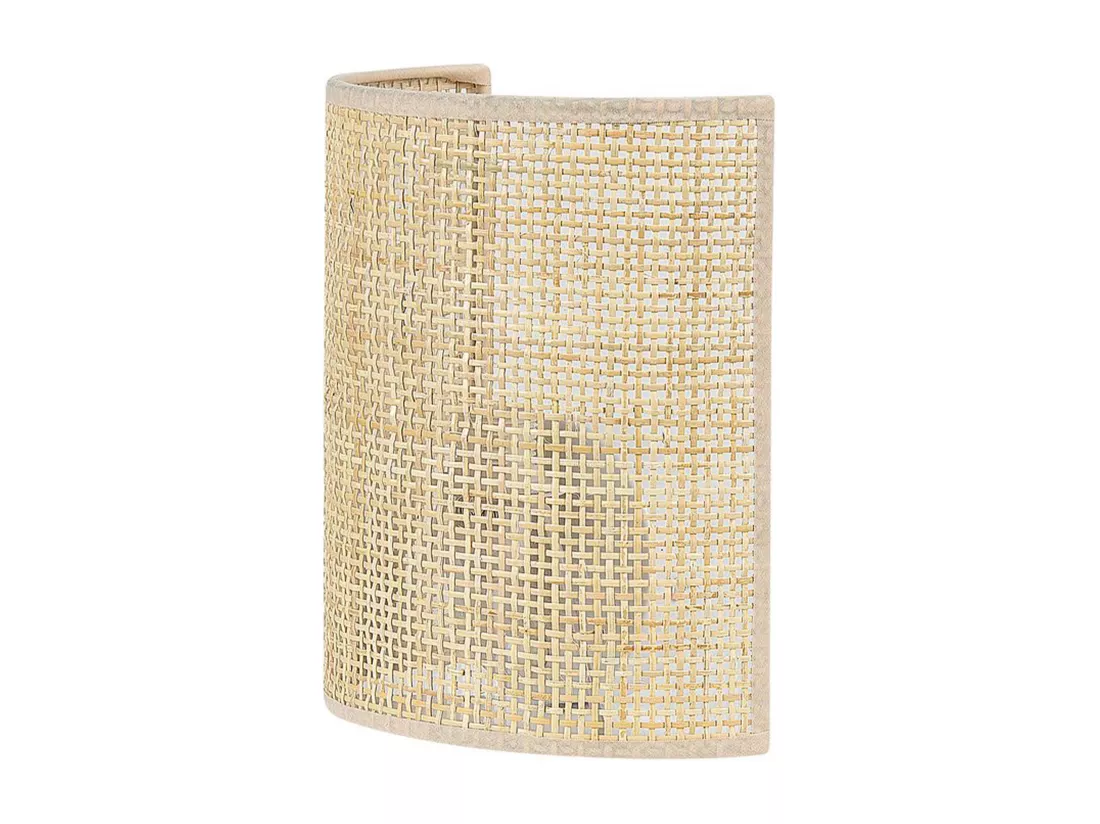 Lampe murale CARIO Rotin Naturel
