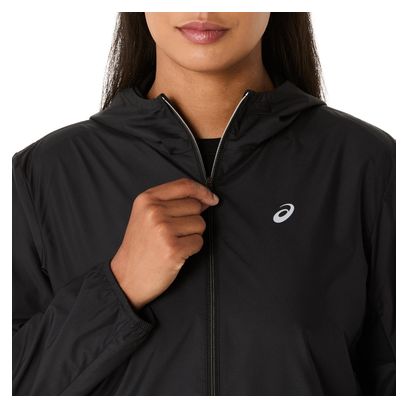 Veste coupe-vent Asics Core Run Noir Femme