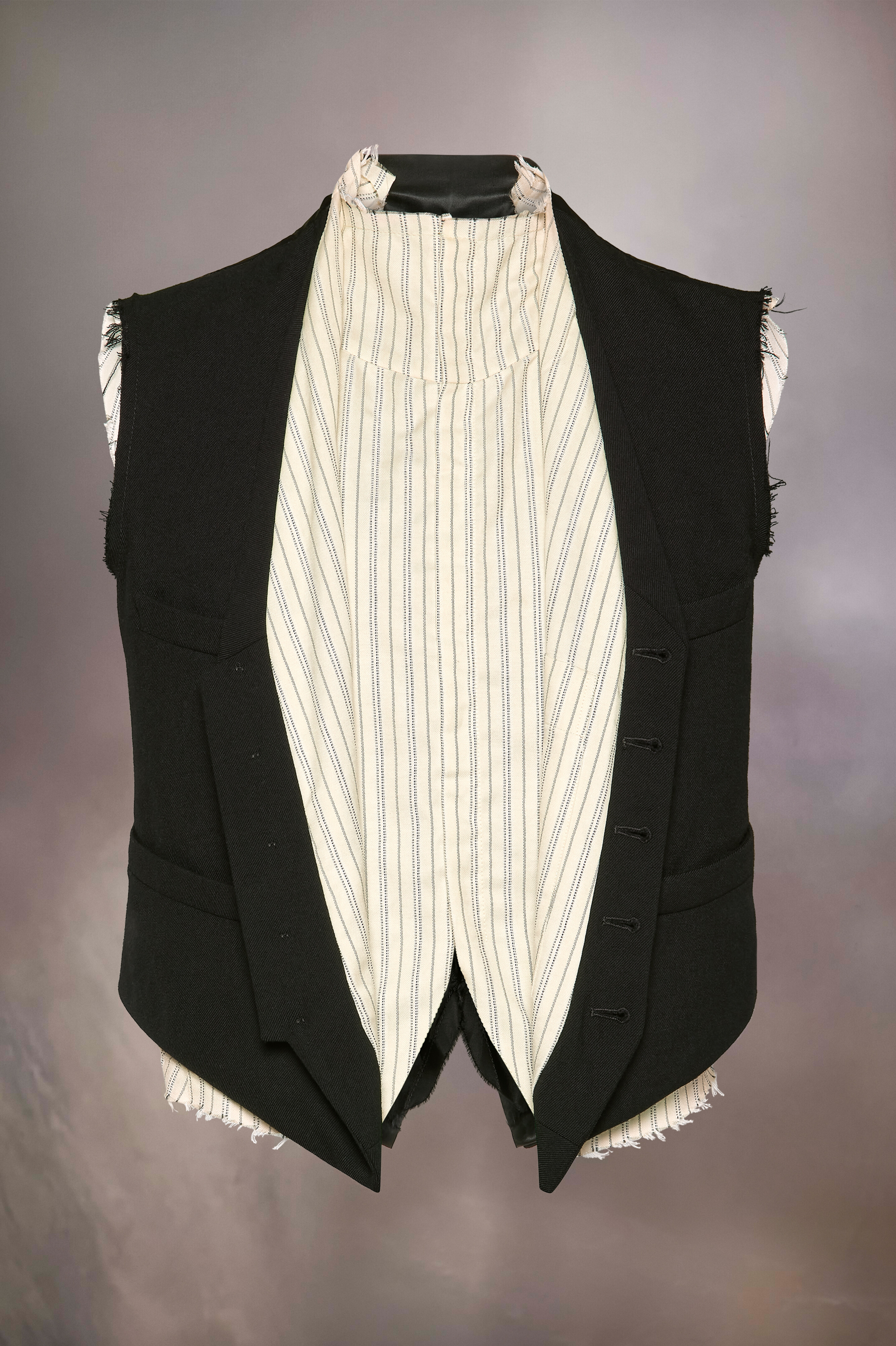 Gilet Anonymity of the lining Noir