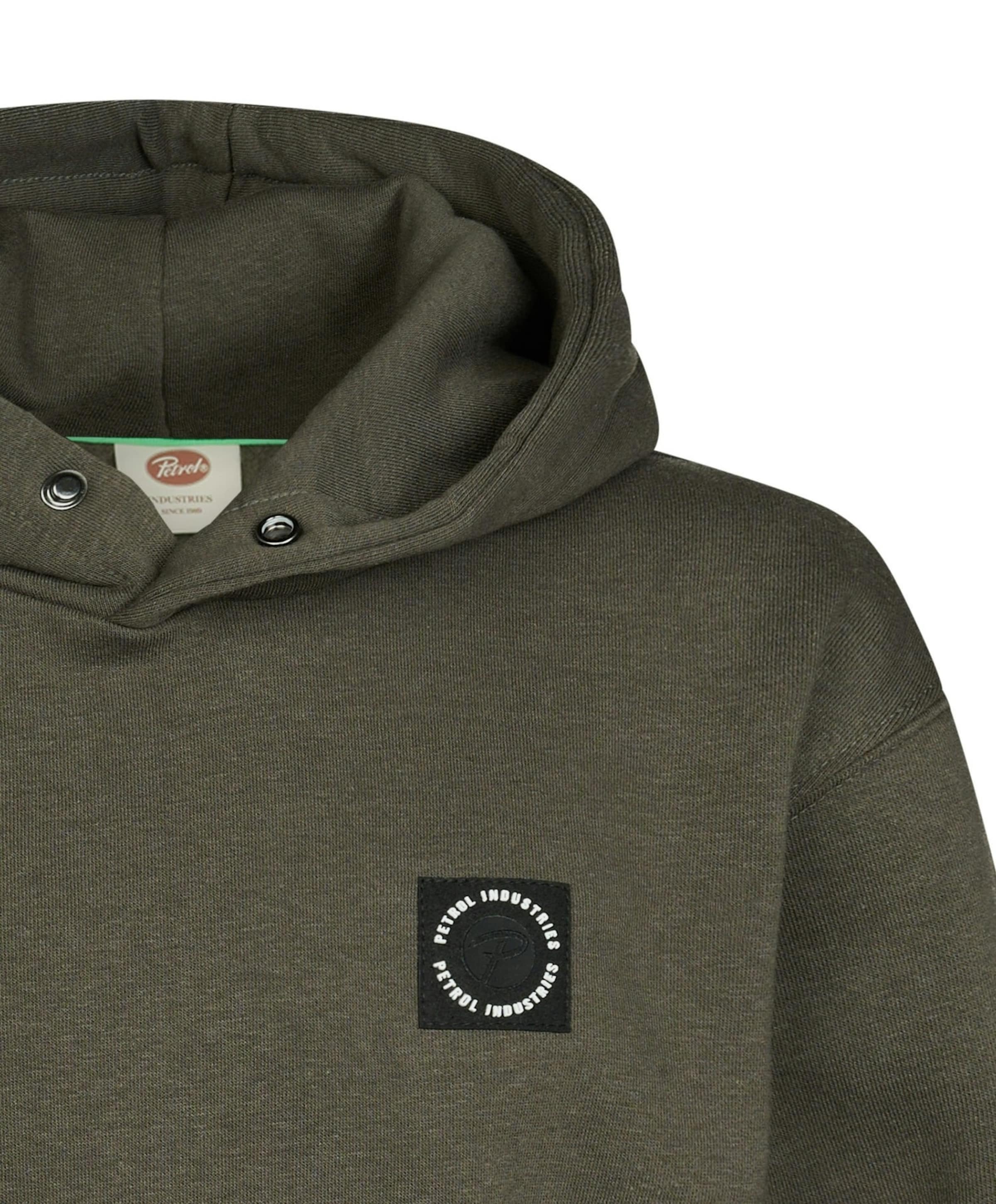 Petrol Jongens hoodie groen