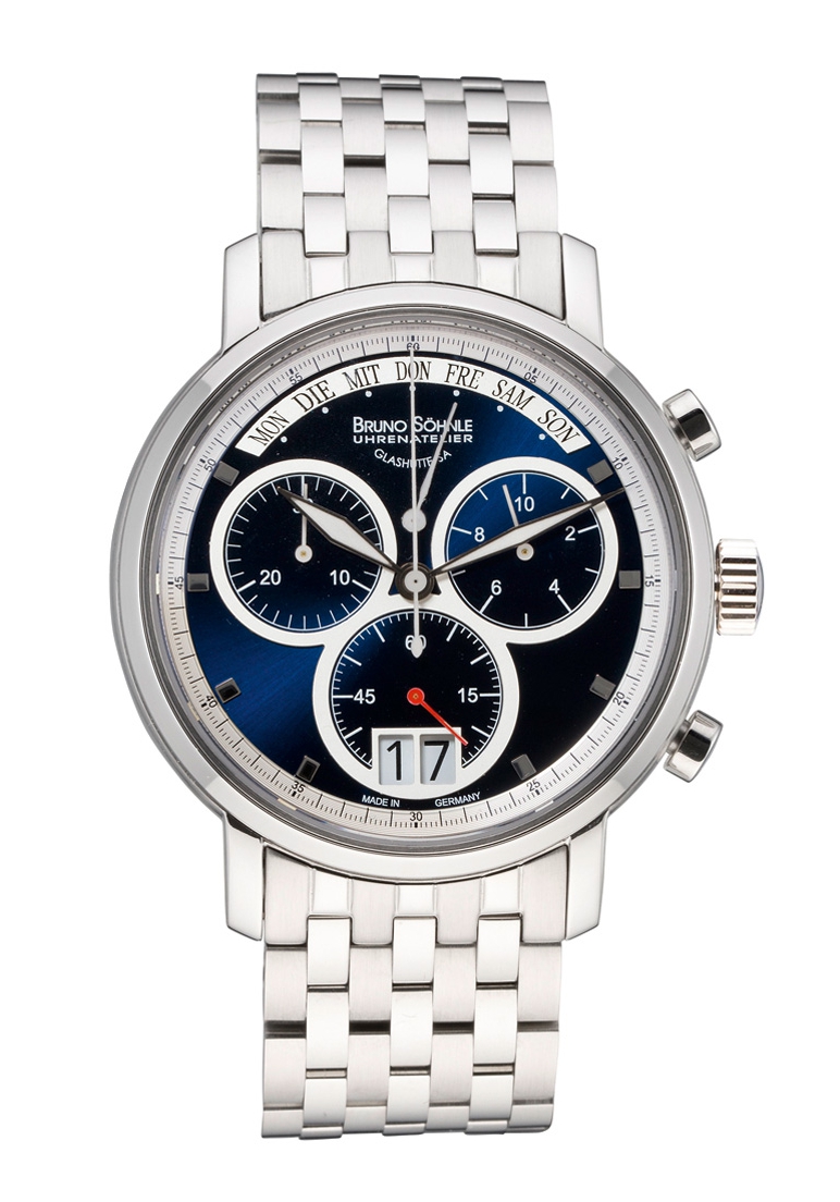 Bruno Söhnle Marcato Herrenchronograph Blau 17-13143-342