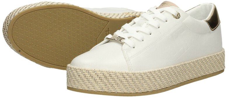 Tamaris Veterschoenen Laag wit