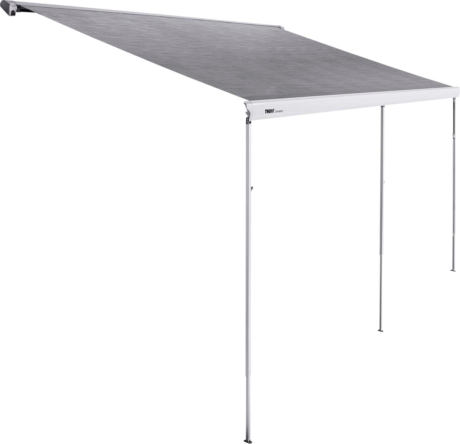Thule Omnistor 6300 Dachmarkise Gehäusefarbe Eloxiert Tuchfarbe Mystic Grey 3,25 m