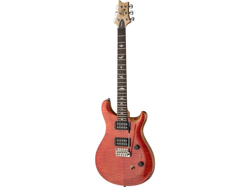 PRS Guitars E-Gitarre SE Custom 24-08 Blood Orange E-Gitarre mit Humbucker-Pickups mit «Split Coil»-Funktionalität für insgesamt 8 Pickup-Konfigurationen