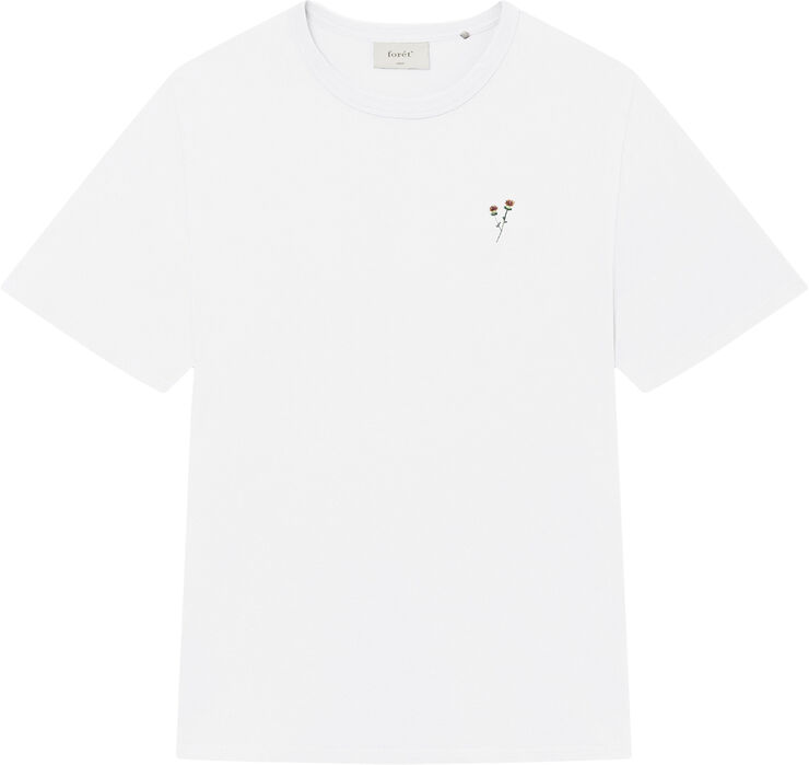Forét FLOWER T-SHIRT White