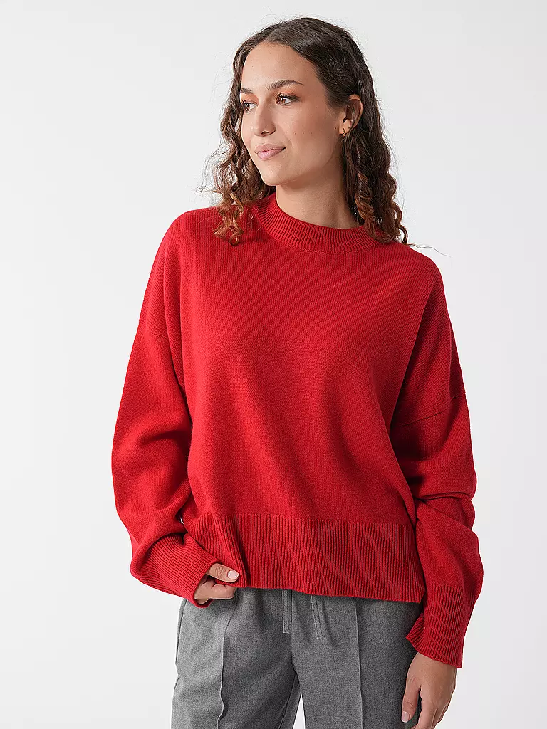 DAVIDA Kaschmirpullover rot