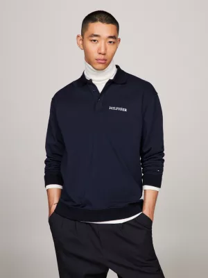 Polo de manga comprida Hilfiger Monotype Regular Fit