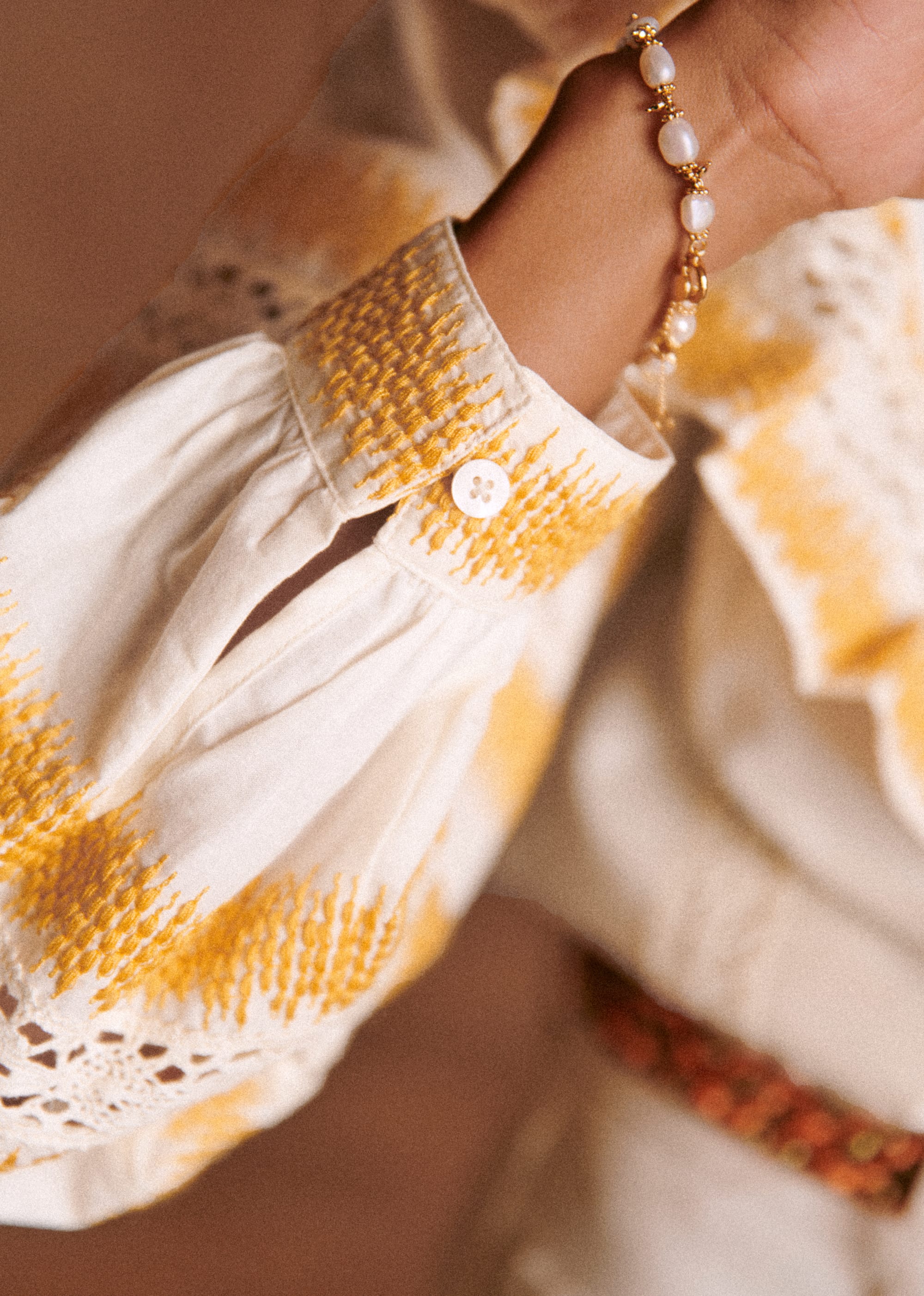Chemise Fédora - Écru Jaune - E-SHOP/CHEMISES & BLOUSES 5905253