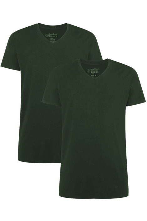 Bamboo basics groene heren t-shirt