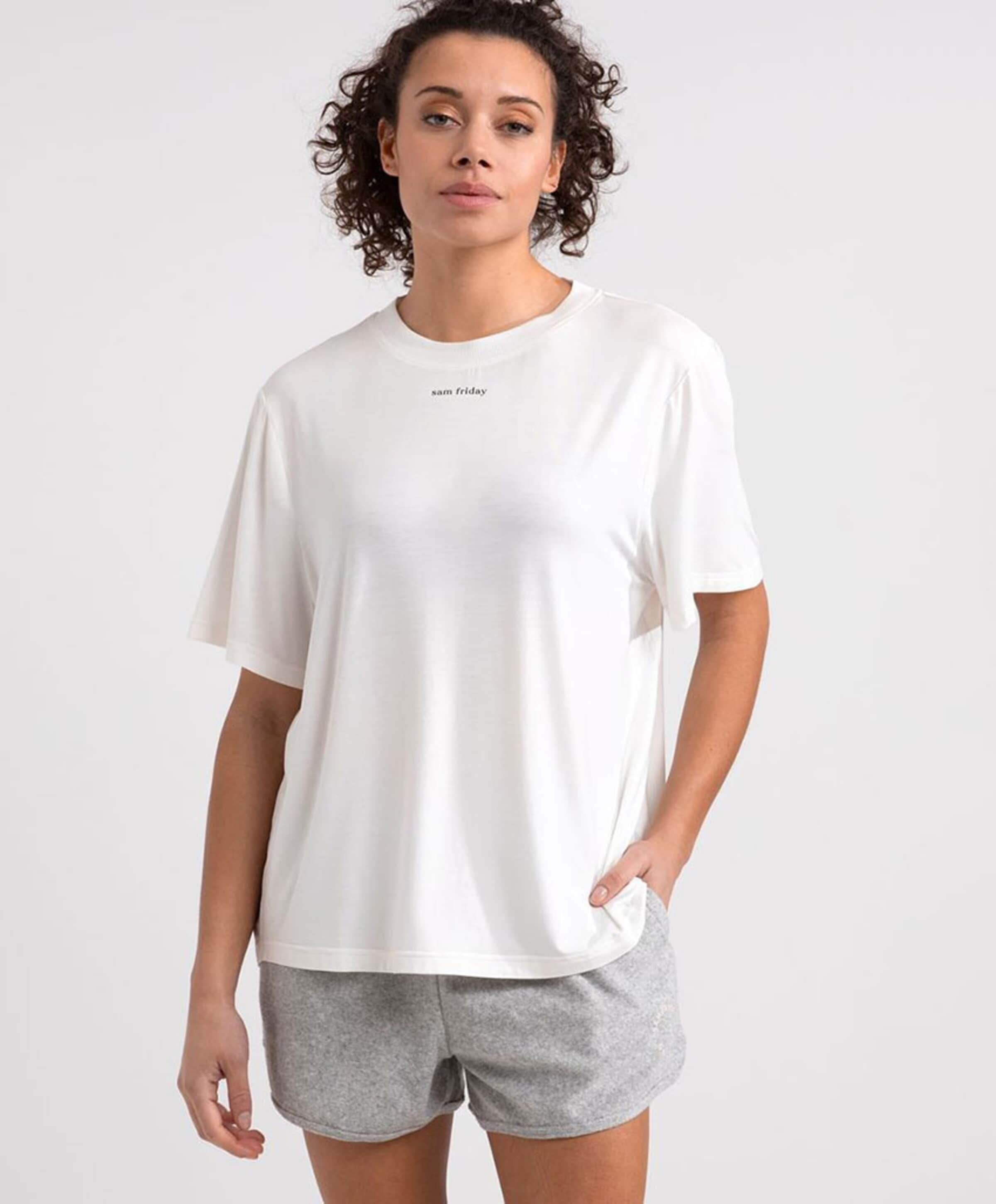 Sam Friday Dames T-shirt ecru
