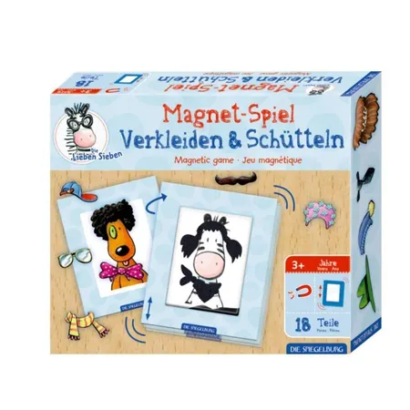 Die Spiegelburg Magnetspiel Verkleiden & Schütteln Die Lieben Sieben