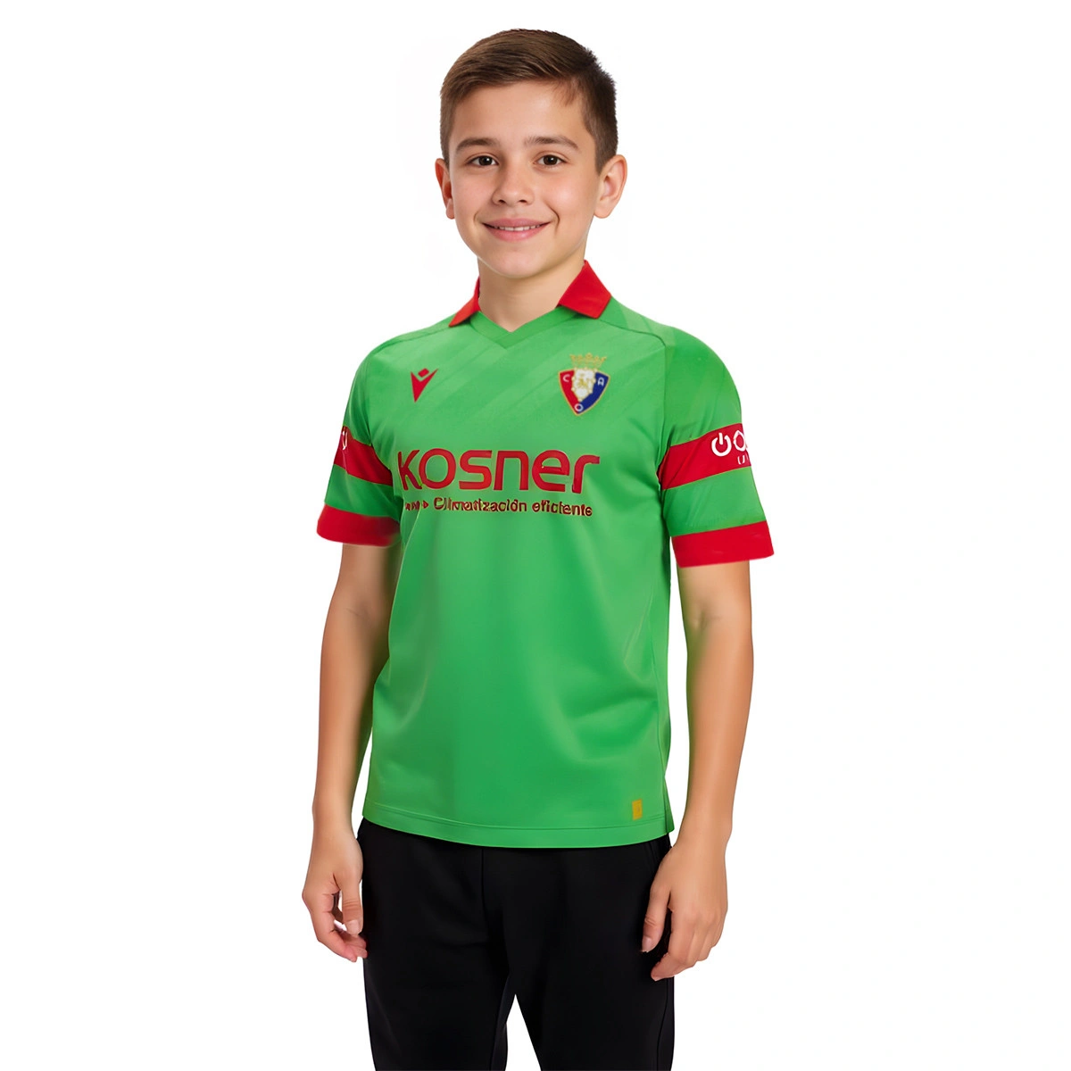 Camisola Macron CA Osasuna Segundo Equipamento 2025-2026 Criança