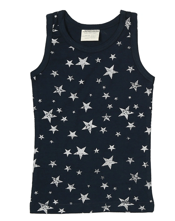Unterhemd SPACE & STARS 2er-Pack in weiß/marine