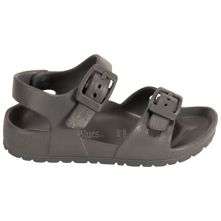 Sandales de plage à double boucle pour garçon - Gris foncé