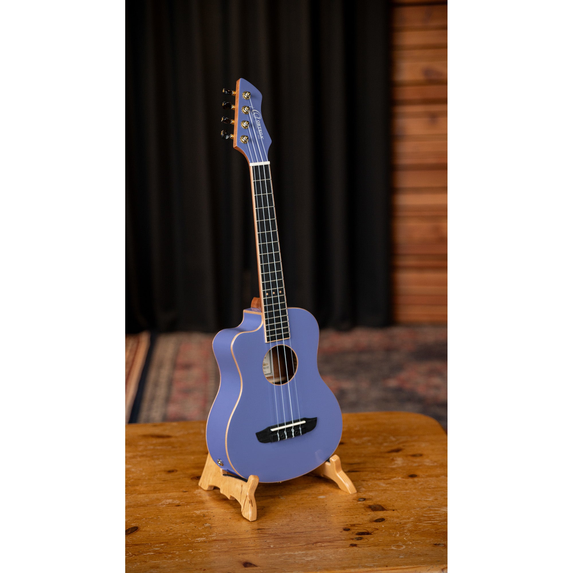 Ortega Horizon Series RUHZT-CE-VP-L linkshandige E/A tenor ukelele met gigbag