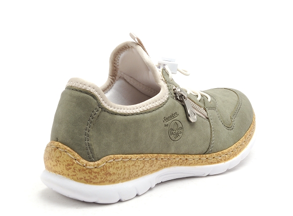 Rieker basses femme n42go kaki