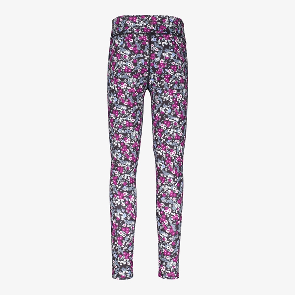 Osaga meisjes sportlegging zwart met bloemenprint
