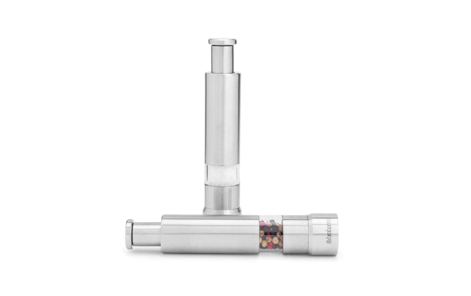 Salz- und Pfeffermühle 2 Stück, 13.5 cm, Silber2-teiliges Set, Matt silber
