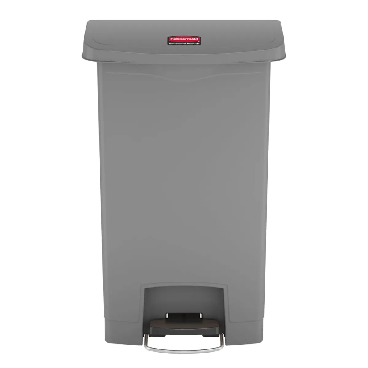 Rubbermaid Slim Jim Poubelle à pédale - 50 L - Gris
