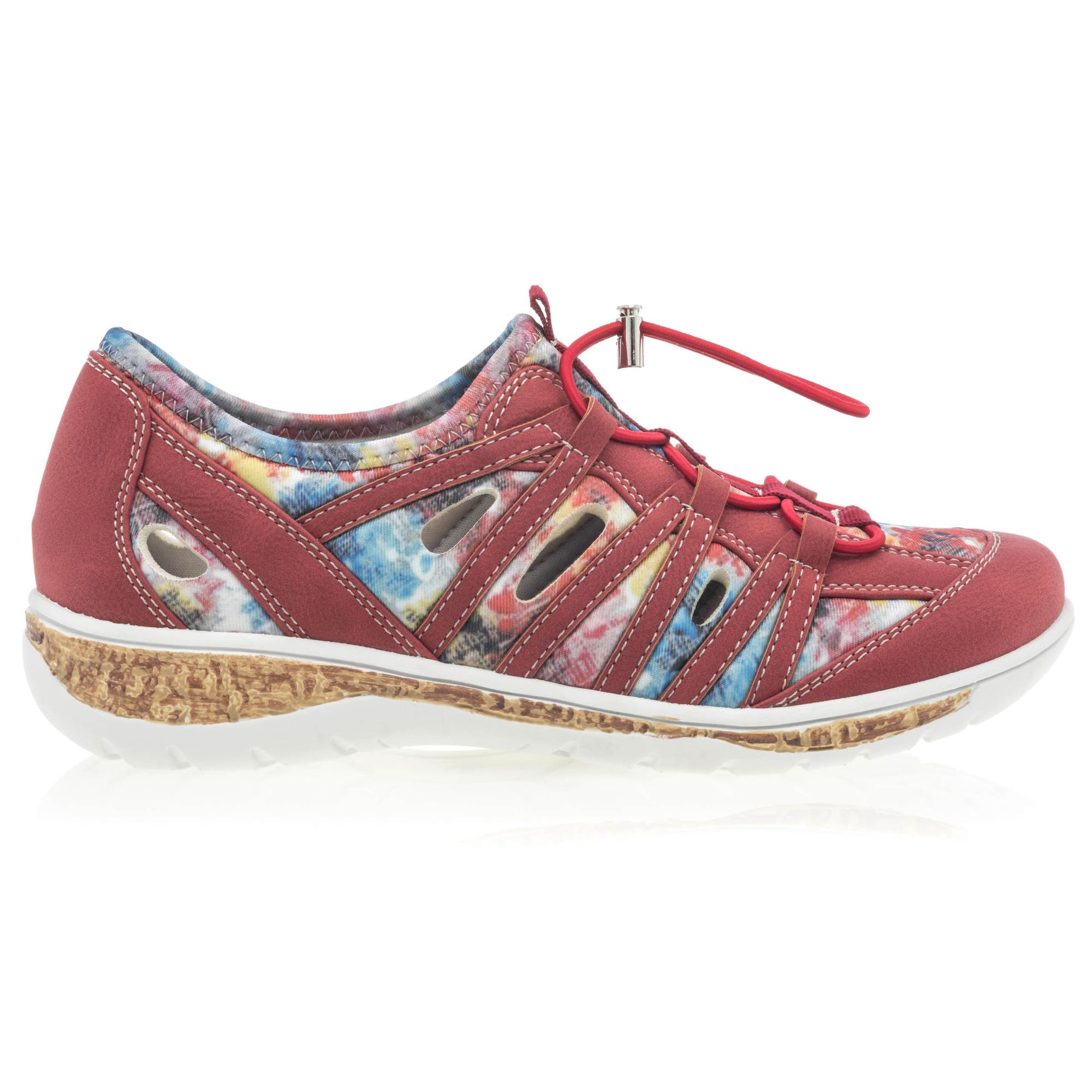 Baskets basses Femme rouge