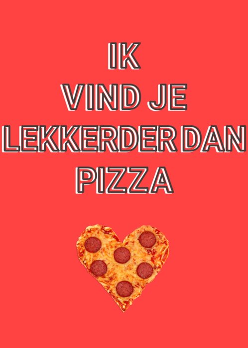 Greetz | Valentijnskaart | pizza