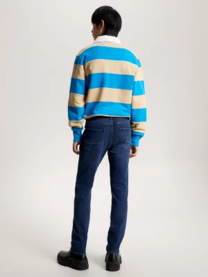Calça jeans reta ajustada Denton
