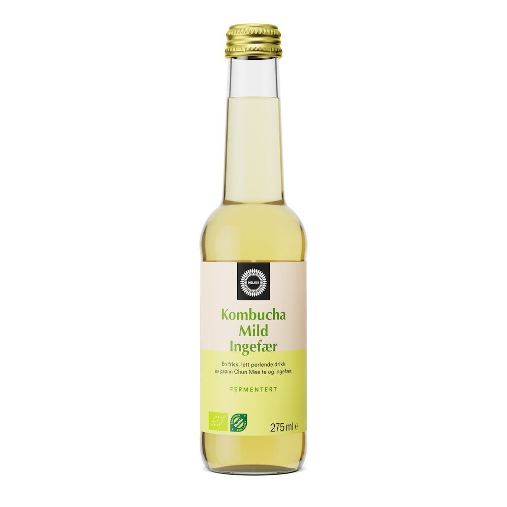 Helios Kombucha Mild Ingefær