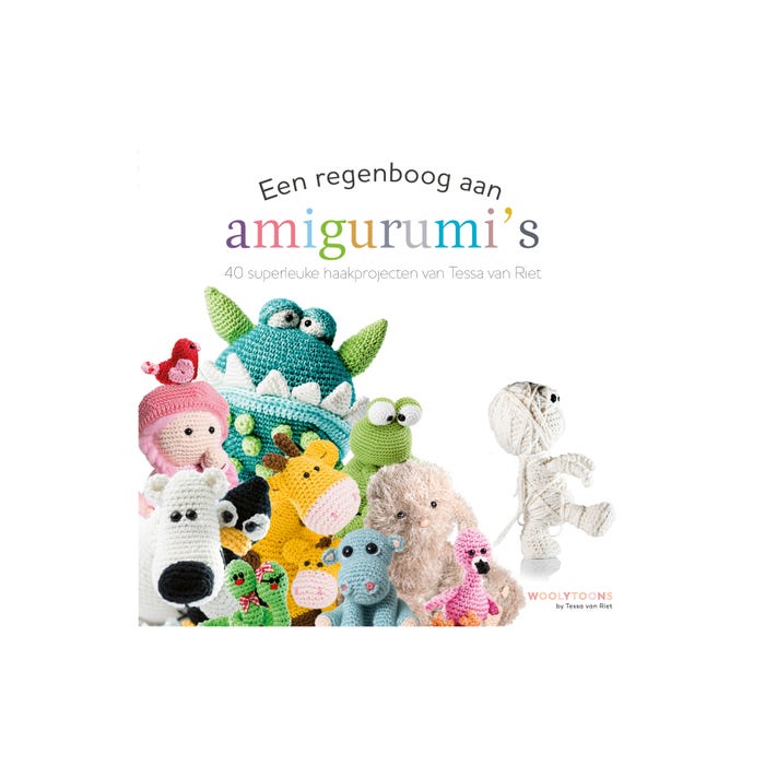 Tessa van Riet-Een regenboog aan amigurumi's