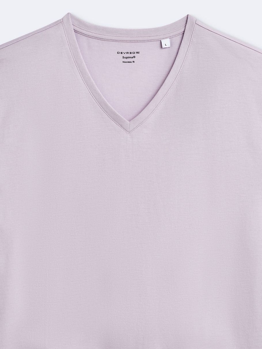 Tee-shirt col v uni