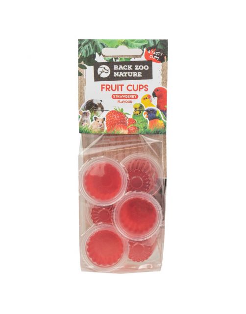 Back Zoo Nature Fruit Cups - Vogelsnack - Aardbei 6 stuks